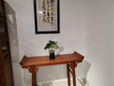 宗木府紅木家具緬甸花梨（學(xué)名：大果紫檀）條案條桌實(shí)木中式條幾供桌佛臺玄關(guān)桌翹頭案 長(cháng)98*寬42*高85cm 曬單實(shí)拍圖