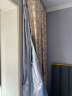 阿黎全遮光窗帘成品卧室客厅防晒阳台遮阳布2.0米宽*2.7米高挂钩单片 实拍图