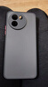 Freeson 適用vivo Y200i/Y200t手機(jī)殼膚感磨砂二合一保護(hù)套鏡頭全包防摔軟硬半透明殼（附硅膠掛繩） 黑色 曬單實(shí)拍圖