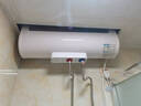 志高（CHIGO）熱水器電家用洗澡速熱小型扁桶雙膽電熱水器多重防電 溫度數(shù)顯+出水斷電 60升(3人) 曬單實拍圖