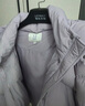 玖姿·安娜蔻【輕氧系列】白鴨絨連帽短款羽絨服女裝冬款 淺紫 S 曬單實拍圖