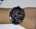 卡西歐（CASIO）手表男表休閑edifice多功能日韓表送男友生日禮物學(xué)生送人 EFS-S510L-1A黑盤皮帶太陽能動力 曬單實拍圖
