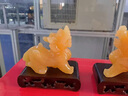 歐柏歷  天然黃玉貔貅擺件一對(duì)飛天玉石皮丘開業(yè)送禮辦公室客廳裝飾品  黃玉貔貅擺件-4號(hào)【一對(duì)裝】 曬單實(shí)拍圖
