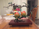 錦呈祥黃銅壽桃擺件祝壽禮物送爺爺奶奶長(zhǎng)輩老人60 70 八十大壽生日禮物 大福壽雙全橘紅(亮光)35*15*34cm 曬單實(shí)拍圖