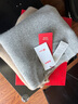 恒源祥五針純羊絨衫加厚女針織衫純色打底毛衣純羊絨女裝淺灰低圓領(lǐng)175 曬單實(shí)拍圖