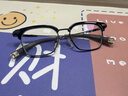 目師傅私藏貨進口手工近視眼鏡框超輕商務半框DLX410A大臉加寬可配高度數(shù)眼鏡 黑色+翻蓋墨鏡夾片 單鏡框 曬單實拍圖