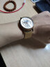 老皮匠 超薄钢带  男女 手表配件 代用CK DW表带 不锈钢表链 米兰编织金属手表带 粗网--金色 22mm 实拍图