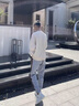 保菲羅亞增高鞋男士隱形內增高男鞋春夏季新款休閑運動(dòng)鞋男百搭厚底老爹鞋 純白增高8cm 41 曬單實(shí)拍圖
