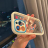 英凱倫蘋果15手機殼鏡頭全包防摔iphone14promax透明奶油硅膠哆啦a夢個性精美時尚高端保護套女款外殼 撞色奶油-透明白框-吃銅鑼燒 蘋果15 曬單實拍圖