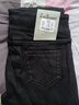 雪沐蓉加長(cháng)加絨牛仔褲女小腳褲高腰秋冬超長(cháng)緊身高個(gè)子黑色鉛筆褲女褲子 黑色加長(cháng)加絨 3XL 曬單實(shí)拍圖