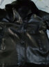 寶財羊爸爸裝加絨加厚皮衣男冬季中年茄克大毛領(lǐng)外套中老年人男裝衣服 曬單實(shí)拍圖
