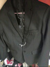 花花公子西服套裝男士韓版修身上衣外套伴郎新郎結(jié)婚商務(wù)職業(yè)正裝小西裝男 兩扣黑色上衣 3XL 曬單實拍圖