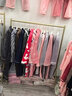 鐵喜柱 簡約服裝店展示架落地女裝童裝掛衣架晾衣桿貨架衣帽架擺攤直播 納米金色長80高120cm 曬單實拍圖