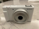 索尼（SONY）ZV-1F數(shù)碼相機(jī)七夕禮物zv1f學(xué)生入門 Vlog1英寸影像傳感器超廣角定焦20mm ZV-1F【白色單機(jī)】 套餐二【記錄日常 外出旅拍 送禮】 曬單實(shí)拍圖