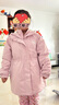巴拉巴拉童裝女童棉衣套裝冬裝中大童兒童棉服兩件套搖粒絨潮208424106002 曬單實拍圖