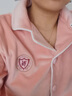 莫代爾睡衣女秋冬季保暖珊瑚絨女士睡衣套裝簡(jiǎn)約薄款海島絨可外穿家居服 海島絨爵士標粉色 L【105-130斤】 曬單實(shí)拍圖