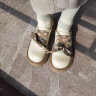 百丽可爱牛津鞋女2023秋季新商场同款软萌皮鞋Z7A1DCM3 米白 36 实拍图