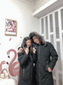 杰遜斯情侶羽絨服男女情侶裝時(shí)尚大毛領(lǐng)冬季加厚中長(zhǎng)款外套男冬裝衣服潮 5009-Y901黑色（單件） S 曬單實(shí)拍圖