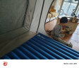 牧高笛（MOBIGARDEN）防潮垫 户外露营加宽加厚折叠充气双人气垫床 NX20663005 蓝色 实拍图