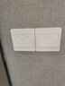 公牛開關(guān)插座面板86型墻壁插座墻面多功能多用電源暗裝空白面板白色白板蓋板空面板白蓋板蓋線盒子 空白面板 曬單實(shí)拍圖
