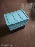 悦卡后备箱收纳箱汽车储物箱折叠车载尾箱整理箱家用经典大号55L-蓝色 实拍图