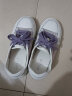 百丽母亲节礼物透气网面小白鞋女新款厚底休闲运动板鞋B1175BM3 紫色 38 实拍图