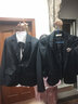 造夢伊人加絨職業(yè)女裝套裝西裝女冬季加厚白領(lǐng)OL面試正裝西服職業(yè)套裝女 黑色加絨西裝+加絨褲子  XL 曬單實拍圖