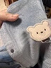 G.DUCKKIDS【優(yōu)選品質(zhì)】嬰兒加厚加絨秋冬連體衣保暖哈衣男女寶寶睡衣新生兒 加絨連體雙面絨小熊藍(lán)色 73cm 曬單實(shí)拍圖