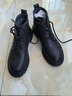 百麗男靴厚底馬丁靴冬商場(chǎng)款休閑短靴8CQ01DD3 黑色絨里 40 曬單實(shí)拍圖