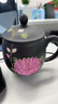 尊壺變色茶杯紫砂杯茶具大號禮盒裝泡茶器泥繪牡丹蓋杯中秋節日禮物 曬單實(shí)拍圖