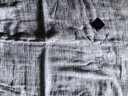 金号无捻柔软吸汗透气枕巾 菱形块枕头巾 单条装 浅灰色 78*52cm 126g 实拍图