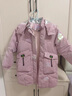 G.duck兒童免洗羽絨服2025新款女童中長(cháng)款韓版加厚免洗中大童冬裝潮 粉紅色 120 建議6-7歲 曬單實(shí)拍圖