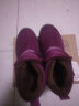 回力女鞋冬季棉鞋女保暖鞋加厚加绒妈妈鞋高帮防水雪地靴女 紫红 39 实拍图