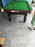 腾勃（TB） 台球桌标准成人家用美式中式黑八商用球房乒乓球桌二合一桌球台 9尺 家用豪配 实拍图