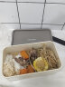 沃德百惠（WORTHBUY）微波爐可加熱飯盒上班族減脂便攜保鮮盒冰箱專用密封外出水果盒子 便當(dāng)盒+餐具 900ml 曬單實拍圖