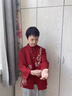 千秋詩(shī)中老年人女裝兩件套新款加絨羊毛開(kāi)衫套裝大碼媽媽裝毛線衣打底衫 JX2460紫色 3XL 建議130-150斤 曬單實(shí)拍圖