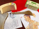 梳香世家牛角撥筋棒臉部眼部面部女通用疏通經(jīng)絡(luò )眼袋美容按摩板撥經(jīng)點(diǎn)穴棒 0.8-0.9白水牛角（七重好禮） 曬單實(shí)拍圖