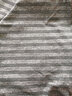 楠語(yǔ)秋（NANYUQIU）短袖男冰絲T恤男夏季V領(lǐng)鏤空時(shí)尚潮流韓版修身男裝體恤上衣服 淺灰 XL 建議110-125斤 曬單實(shí)拍圖