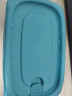 茶花（CHAHUA）塑料冰箱保鲜盒家用冷冻水果蔬菜专用收纳盒食品级冰箱收纳盒 蓝色3个装-550ML长方形 实拍图