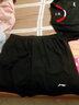 李寧時(shí)尚羽毛球短裙子百褶 防走光快干吸汗柔軟飄逸寬松舒適大碼 黑色 M 曬單實(shí)拍圖