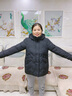 恒源祥中年媽媽裝冬裝中長(cháng)款羽絨棉服中老年人女裝衣服加絨加厚棉襖外套 曬單實(shí)拍圖