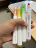 得力(deli)6色柔彩荧光笔套装 醒目标记笔 手帐可用水性记号笔6支/盒33002 实拍图