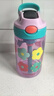 contigo【普惠版】康迪克兒童吸管 學(xué)生便攜防漏運動(dòng)水杯 四色花400ml 曬單實(shí)拍圖