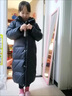 G.DUCKKIDS兒童長(zhǎng)款羽絨服女童過(guò)膝2025新款加厚中大童小童洋氣寶寶冬裝外套 黑色 160 cm 曬單實(shí)拍圖