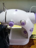 富迪安缝纫机家用迷你电动裁缝机台式脚踏锁边机多功能全自动小型 无灯+33配件+塑料勾尖 实拍图