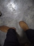 【真牛皮+上線】戈耐休閑鞋男生皮鞋男士真皮平底一腳蹬懶人鞋軟底軟面防滑廚師開車透氣青年百搭潮流男鞋子 棕色 真皮 四季 42碼(260MM) 曬單實拍圖