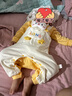 迪迪熊日記（DIDIXIONGRIJI）2件裝嬰兒衣服春秋季長袖連體衣純棉新生兒衣服0-3龍年寶寶春秋裝 長袖(小萌龍+恐龍長頸鹿) 80cm 曬單實拍圖