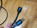 威迅（VENTION）usb3.0延長線公對母 高速傳輸數(shù)據(jù)線 無線網(wǎng)卡U盤鼠標(biāo)硬盤延長線加長線 2米黑VAS-A13-B200 曬單實(shí)拍圖