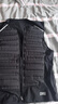 OMG輕量防風(fēng)運動(dòng)跑步羽絨服馬甲男輕薄三防保暖冬季戶(hù)外背心機能工裝 暗夜黑 2XL (160-180斤) 曬單實(shí)拍圖