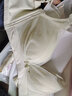 曼姿狐貍 【2件裝】幸福內(nèi)衣女聚攏薄款純欲收副乳防下垂無鋼圈狐貍文胸罩 綠色+香檳（2件裝） 75C 曬單實拍圖